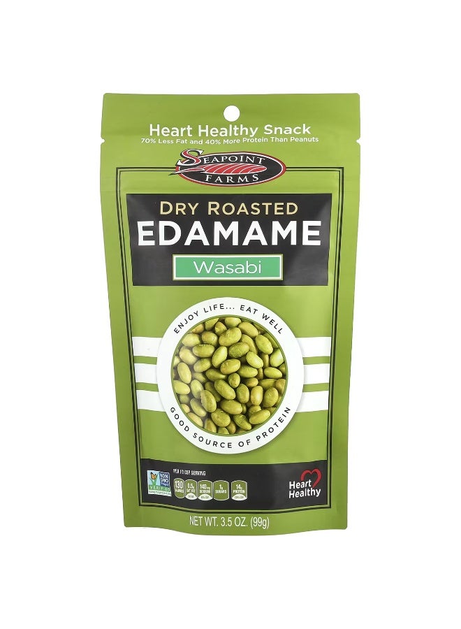 Seapoint Farms, Dry Roasted Edamame, Wasabi, 3.5 oz (99 g)